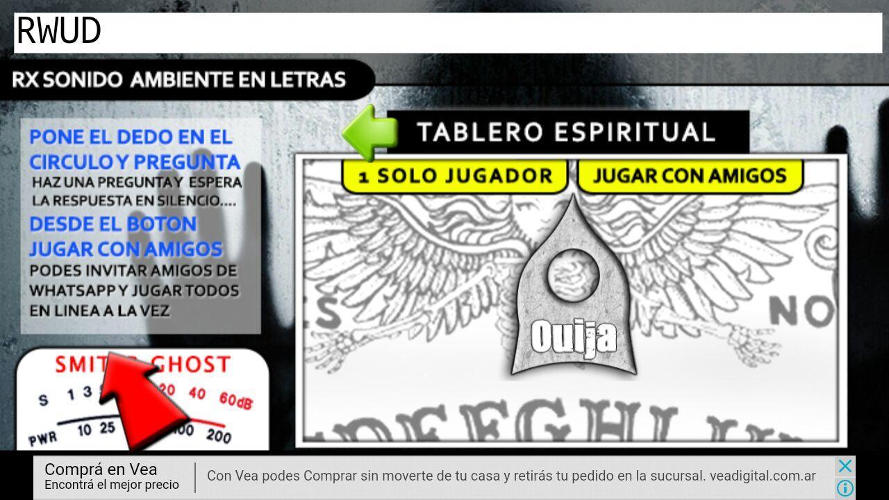 La Ouija Tablero hablar con fantasmas y espiritus