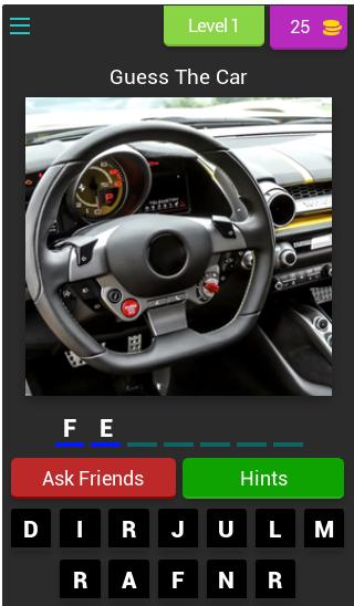 Guess The Car From Inside