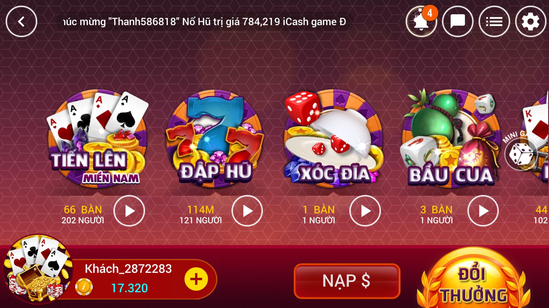 Game Danh Bai Doi Thuong - Doi The XGame