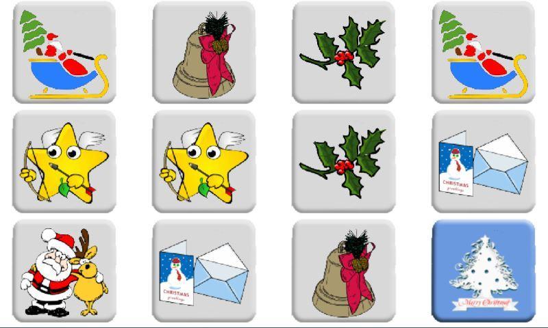 "Christmas Memory" - Christmas Matching Game